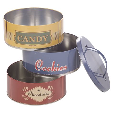 cookie beautiful metal tin box|10 inch round cookie tins.